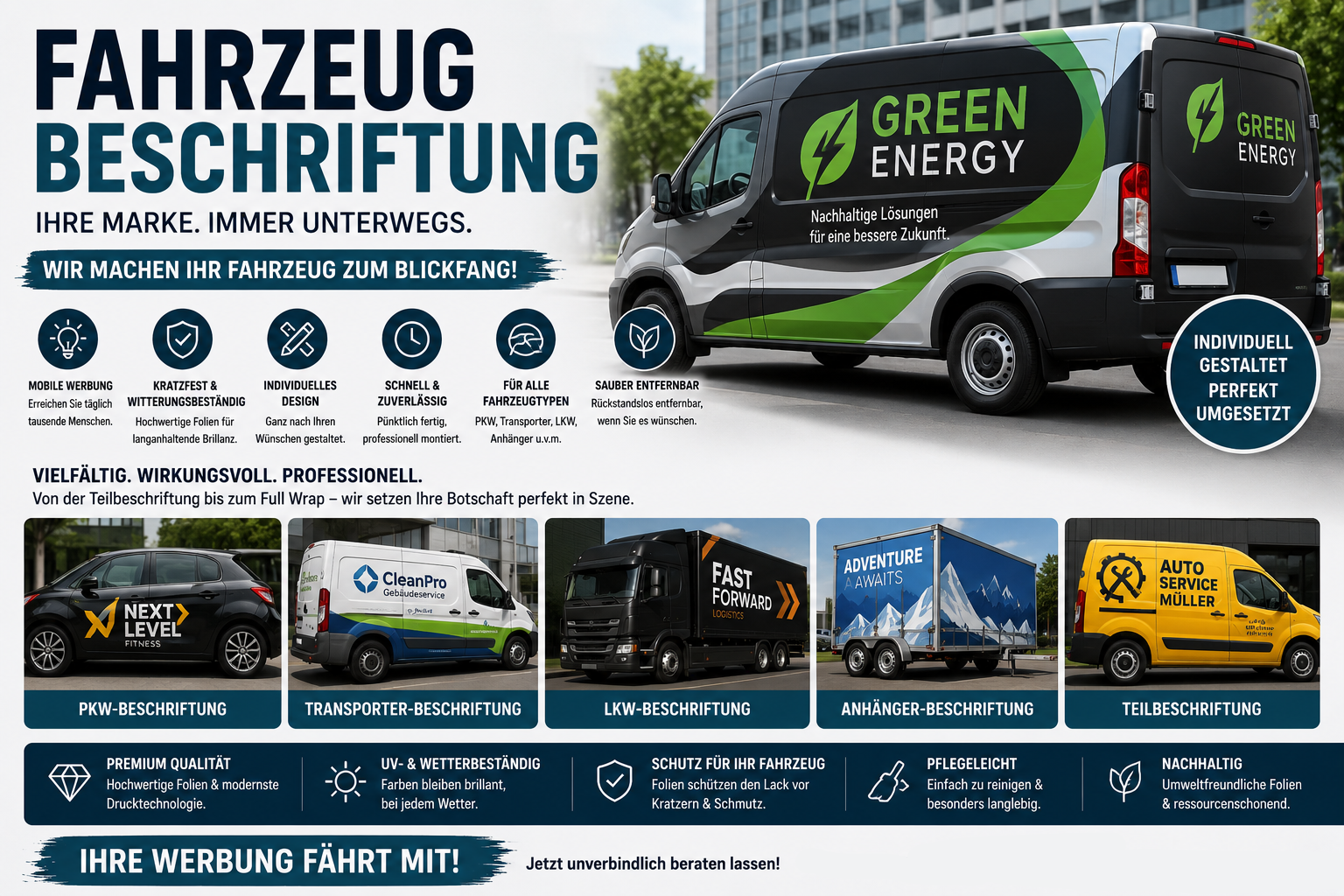 Fahrzeugbeschriftung