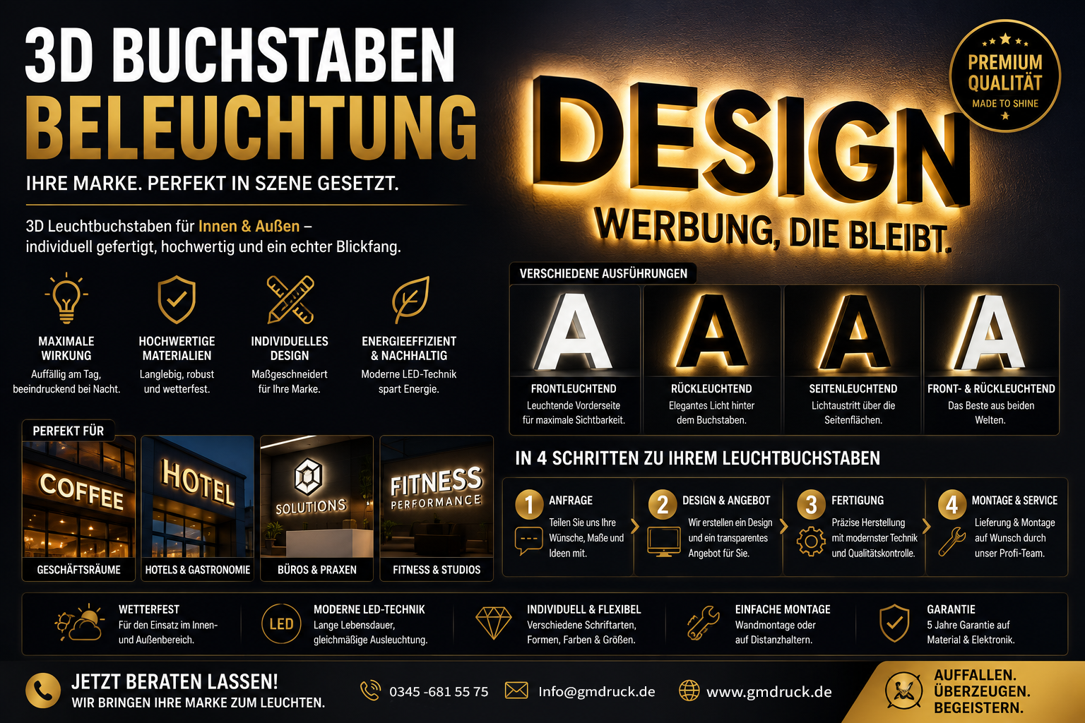 3D Buchstaben